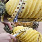 Stainless Steel Pineapple Eye Peeler Tool