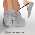 Mottee&Zconia Low Cut Invisible Non-Slip Socks