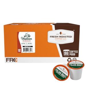 Italian Dark Roast Coffee Pods for K Cup Brewers