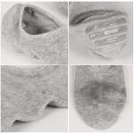 Mottee&Zconia Low Cut Invisible Non-Slip Socks