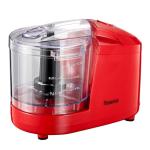 1.5-Cup One-Touch Electric Food Chopper - Red