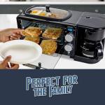 Nostalgia Retro 3-in-1 Breakfast Station Black