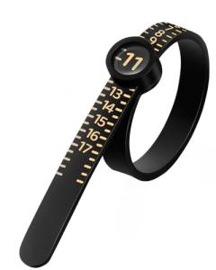 Meowoo Ring Sizer Tool with Magnifier, Sizes 1-17