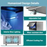 Stainless Steel Commercial Ice Maker Machine 120Lbs