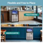 Stainless Steel Commercial Ice Maker Machine 120Lbs