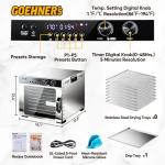 Osluken 450W Food Dehydrator with 8 Trays