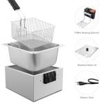 TANGME 10.35QT Electric Countertop Deep Fryer