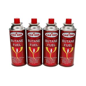 GasOne Butane Fuel Canister - 4 Pack