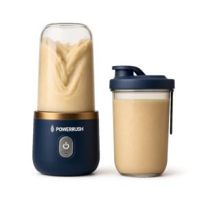 Portable Blender for Protein Shakes and Smoothies – 6-Blade Mini Blender for Travel, Home, Gym – USB Rechargeable, BPA-Free, 10oz Personal Juicer Cup for Fruit, Ice, Protein Drinks (Blue)