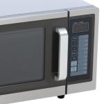 A-to-Z Supply Commercial Microwave with Digital Touch Pad Control, 1 Cubic Feet Interior, Stainless Steel, 1000 Watts, UL and NSF Approved