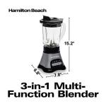 Hamilton Beach Blender and Food Processor Combo