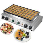 Mini Pancake Maker 50pcs Dutch Pancake Maker 1900W Mini Pancakes Maker Machine Commercial Electric Dutch Pancakes Maker, Non-stick hotcakes Maker for Restaurant