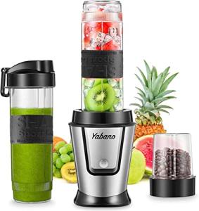 Portable Personal Blender with Travel Bottles and Jar