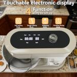 900W Stand Mixer 8 QT kitchen Dough mixers LED Touch Screen Adjustable Speed Electric Household Mixers With Bowl,Dough Hook,Whisk And Beater For Baking, Cake,Pizza And Most Home Cooks