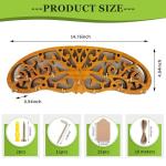 LkNNYY8 Rustic Herb Drying Rack Hanging,Wooden Tree of Life Dried Herb Flowers Rack Wall Art,Home Kitchen Witch Decor Wall Flowers Grass Gift,with 11 Hooks and 25 Gift Cards & 40 Inch Twine