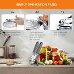 Can Opener,Professional 3-In-1 Multifunctional Manual Can Openers Bottle Opener,Kitchen Durable Stainless Steel Heavy Duty Can Opener Smooth Edge for Kitchen Seniors Friendly
