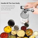 Can Opener,Professional 3-In-1 Multifunctional Manual Can Openers Bottle Opener,Kitchen Durable Stainless Steel Heavy Duty Can Opener Smooth Edge for Kitchen Seniors Friendly
