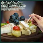 400PCS 3.5 Inch Appetizer Forks, Mini Forks, Mini Forks For Appetizers, Disposable Bamboo Forks Can Be Used For Desserts, Sandwiches, Burgers, Salads, Buffets, Drinks, Vegetables And More