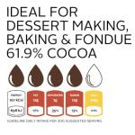 Sephra Fountain-ready Belgian Dark Chocolate 2lb Bag - Ideal for Melting