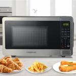 Farberware FMO07WLBKSS Microwave, 0.7 Cu. Ft, Stainless Steel