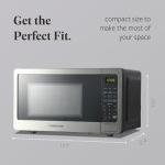 Farberware FMO07WLBKSS Microwave, 0.7 Cu. Ft, Stainless Steel