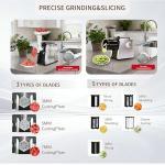 Electric Meat Grinder 2800W Sausage Stuffer Maker 4-In-1 Vegetable Shredder With 3 Slice, Shred Blades,5 Blades,Sausage Stuffer,Kubbe Kit For Home Kitchen Use