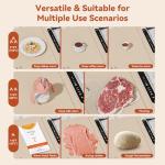 Food Warming Mat Electric Tray: Adjustable Silicone Heating Pad with 3 Temperature Settings 4 Timer Function Portable Roll Up Hot Plate for Buffets Party Gatherings Kitchen Warmer Countertop Holiday