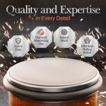 Rolling Knife Sharpener Kit – Kitchen Knife Sharpener with Diamond Roller – Magnetic Knife Sharpening Kit with 15° & 20° Base – Afilador de Cuchillos – Manual Sharpener Tool for Chef Use