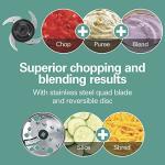 Hamilton Beach 4-Cup Mini Food Processor, Black