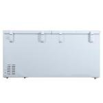 Hamilton Beach HBFRF2129 21 cu ft Double Door LID Garage-Ready Chest Freezer-White, Vinyl-Coated Baskets, Space-Saving Flat Back, Stay-Open, Front-Access Drain, for Storage, Hunting, Large Family