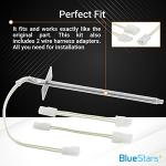 BlueStars Upgraded 12001656 Oven Temperature Sensor Part - Compatible with Whirlpool Kenmore Ovens - Replaces AP4009009 74004943 PS1570174 12001554 12001656VP 7430P003-60 WB21X5301