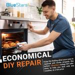 BlueStars Upgraded 12001656 Oven Temperature Sensor Part - Compatible with Whirlpool Kenmore Ovens - Replaces AP4009009 74004943 PS1570174 12001554 12001656VP 7430P003-60 WB21X5301