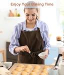 Unbleached Parchment Paper Baking Sheets, 9x13IN Precut Non-Stick Parchment Paper for Baking, Grilling, Air Fryer, Steaming-70 Sheets Unbleached Parchment Sheets for Bread Cup Cake Cookie And More