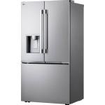 LG 24 cu. ft. Counter Depth MAX Zero Clearance 3-Door French Door Refrigerator with Craft Ice in PrintProof Stainless Steel LF24Z6530S