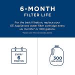 GE Refrigerator Water Filter - Reduces Lead & Impurities