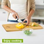 Gifts for Mom - "Recipe for a Special Mother" Personalized Cutting Board Set Mother Birthday Gifts, Bamboo-Made Engraved Utensil Set Best Gift Idea for Kitchen (Everything Tastes Better)