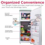 Frigidaire, 2 Door Apartment Size RETRO Refrigerator with Top Freezer, Chrome Handles, 7.5 cu ft, GREEN