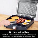 Ninja GR100 Sizzle Smokeless Indoor Grill (Renewed) Bundle with 2 Year Enhanced Protection Pack