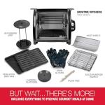 Ronco Modern Rotisserie Oven, Large Capacity (12lbs) Countertop Oven, Multi-Purpose Basket for Versatile Cooking, Easy-to-Use Controls