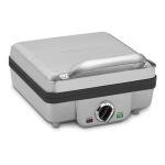 Cuisinart Belgian Waffle Maker with Pancake Plates, Nonstick Plates, 6 Browning Levels, Ready Indicator Lights, Temperature Control, Deep Waffle Pockets, WAF-300NAS, Brushed Stainless