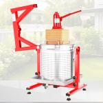 10.6 Gallon / 40L Mosakar Hydraulic Fruit Press. 5 Ton Pressure. Juice Contact Parts are AISI 304 Stainless Steel. Grape Wine Apple Cider Press for Home Use