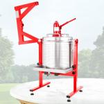 10.6 Gallon / 40L Mosakar Hydraulic Fruit Press. 5 Ton Pressure. Juice Contact Parts are AISI 304 Stainless Steel. Grape Wine Apple Cider Press for Home Use