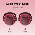 Owala FreeSip Sway Insulated Stainless Steel Water Bottle with Two-Way Spout, Built-In Straw and Bucket Handle, Made for Travel, School, and Sports, 30oz, BPA Free, Leak Proof, Black Cherry