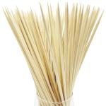 Bonsucee 10" Bamboo Skewers (100PCS) for Grilling, BBQ, Shish Kebobs, Fruit, Appetizers, Chocolate Fountains, Cocktail Picks, Picnic& Crafting, Φ=4mm, Optional Sizes 6"/8"/12"