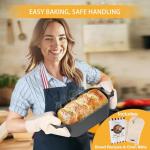 3.6QT Oval Dutch Oven for Bread Baking - Pre-Seasoned Cast Iron Sourdough Bread Pan with Lid