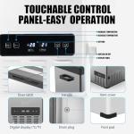 Alpicool CHS45 Dual Temperature Control 12 Volt Refrigerator 33 Quart Portable Car Fridge Freezer (-4°F~68°F) for Truck, RV, Boat, Camping and Travel