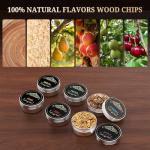 Electric Whiskey Smoker Kit: Old Fashioned Drink Smoker Kit with 6 Flavors Wood Chips, Whiskey Smoker Infuser Kit, No Butane Needed Bourbon Smoker Kit with RGB light and battery level display