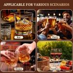 Electric Whiskey Smoker Kit: Old Fashioned Drink Smoker Kit with 6 Flavors Wood Chips, Whiskey Smoker Infuser Kit, No Butane Needed Bourbon Smoker Kit with RGB light and battery level display
