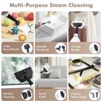 Steam Mop - All-in-one Powerful Handheld Steam Cleaner Detachable Floor Steamer with 11 Accessories, MultiPurpose Steamer for Hardwood Floors, Clothes,Windows,Tiles,Carpet, Whole Home Use, Rose Gold