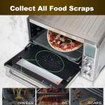 SIUDANGKA Air Fryer Oven Liners for Breville Mini Smart Oven Air Fryer, Black 4pcs Reusable Baking Mat